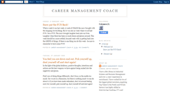 Desktop Screenshot of careermanagementcoach.blogspot.com