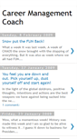 Mobile Screenshot of careermanagementcoach.blogspot.com