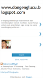Mobile Screenshot of dongenglucu.blogspot.com