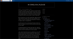 Desktop Screenshot of inenglish-please.blogspot.com