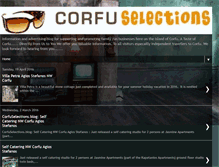 Tablet Screenshot of corfuselections.blogspot.com