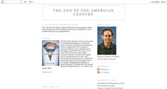 Desktop Screenshot of endoftheamericancentury.blogspot.com