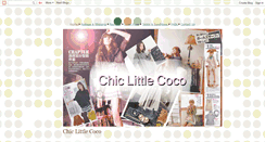 Desktop Screenshot of chiclittlecoco.blogspot.com