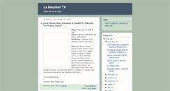 Desktop Screenshot of lareuniontx.blogspot.com