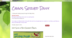 Desktop Screenshot of chaosserveddaily.blogspot.com