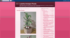 Desktop Screenshot of luzinhaarranjosflorais.blogspot.com