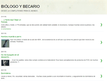 Tablet Screenshot of biologoybecario.blogspot.com
