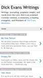 Mobile Screenshot of dickevans.blogspot.com