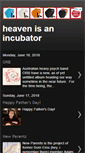 Mobile Screenshot of heavenisanincubator.blogspot.com