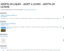 Tablet Screenshot of adoptaunliquen.blogspot.com