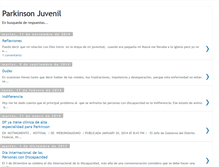 Tablet Screenshot of parkinsonjuveniljan.blogspot.com