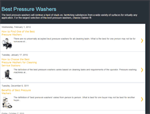 Tablet Screenshot of best-pressure-washers.blogspot.com