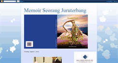 Desktop Screenshot of memoirseorangjuruterbang.blogspot.com