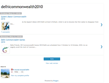 Tablet Screenshot of delhigames2010commonwealth.blogspot.com