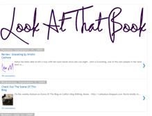 Tablet Screenshot of lookatthatbook.blogspot.com
