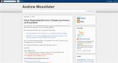 Desktop Screenshot of mosshater.blogspot.com