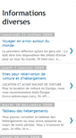 Mobile Screenshot of informationsdiverses.blogspot.com