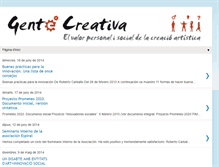 Tablet Screenshot of gentcreativa.blogspot.com