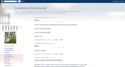 Desktop Screenshot of lowercaseddemocrat.blogspot.com