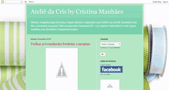Desktop Screenshot of cristinamanhaes.blogspot.com