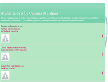 Tablet Screenshot of cristinamanhaes.blogspot.com