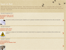 Tablet Screenshot of haut-et-fort.blogspot.com