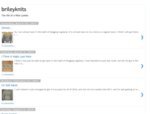 Tablet Screenshot of brileyknits.blogspot.com