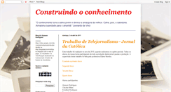 Desktop Screenshot of construindo-o-conhecimento.blogspot.com