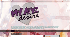 Desktop Screenshot of myartzdesire.blogspot.com