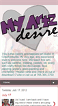 Mobile Screenshot of myartzdesire.blogspot.com