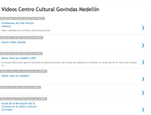 Tablet Screenshot of centroculturalgovindasvideos.blogspot.com