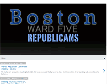 Tablet Screenshot of bostonward5gop.blogspot.com