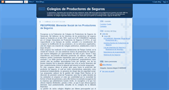 Desktop Screenshot of colegiodeproductoresdeseguros.blogspot.com