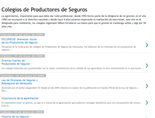 Tablet Screenshot of colegiodeproductoresdeseguros.blogspot.com