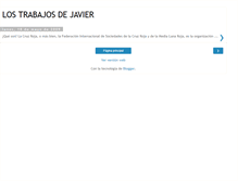 Tablet Screenshot of javiertrabaja.blogspot.com