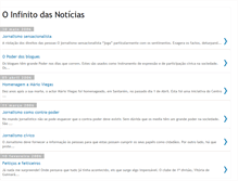 Tablet Screenshot of oinfinitodasnoticias.blogspot.com