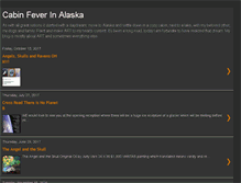 Tablet Screenshot of cabinfeverinalaska.blogspot.com