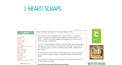 Desktop Screenshot of iheartscraps.blogspot.com