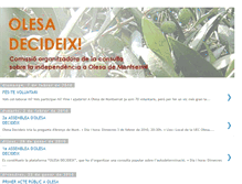 Tablet Screenshot of olesadecideix.blogspot.com