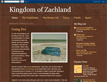 Tablet Screenshot of kingofzachland.blogspot.com