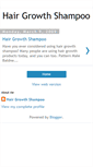 Mobile Screenshot of hair-growth-shampoo.blogspot.com