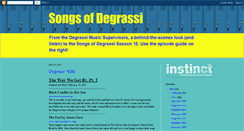 Desktop Screenshot of musicofdegrassi.blogspot.com