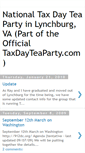 Mobile Screenshot of lynchburgtaxdayteaparty.blogspot.com