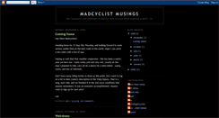 Desktop Screenshot of madcyclistsmusings.blogspot.com