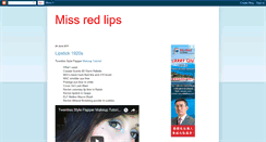 Desktop Screenshot of missredlips.blogspot.com