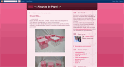 Desktop Screenshot of alegriasdepapel.blogspot.com