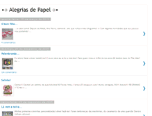 Tablet Screenshot of alegriasdepapel.blogspot.com