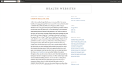 Desktop Screenshot of health-websites.blogspot.com