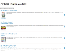 Tablet Screenshot of cv-bina-usaha-mandiri.blogspot.com