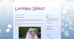 Desktop Screenshot of lottensvarld.blogspot.com